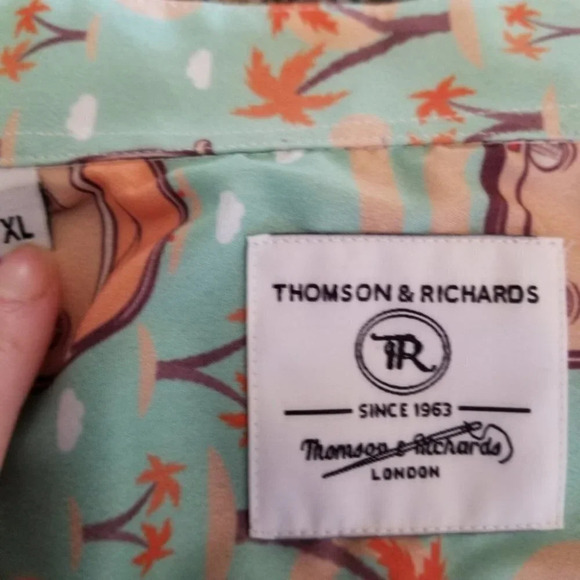THOMSON & richards van shirt button up XL - Picture 2 of 12